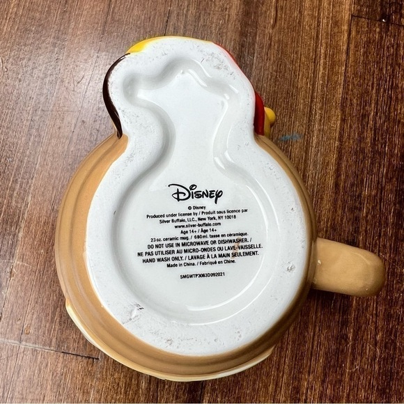 Disney Winnie The Pooh Honey Pot Mug Coffee Cup Large Hunny Bee (23 oz) NEW - Picture 7 of 7